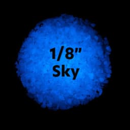 1/8 inch Sky Glowing stones (Glass)