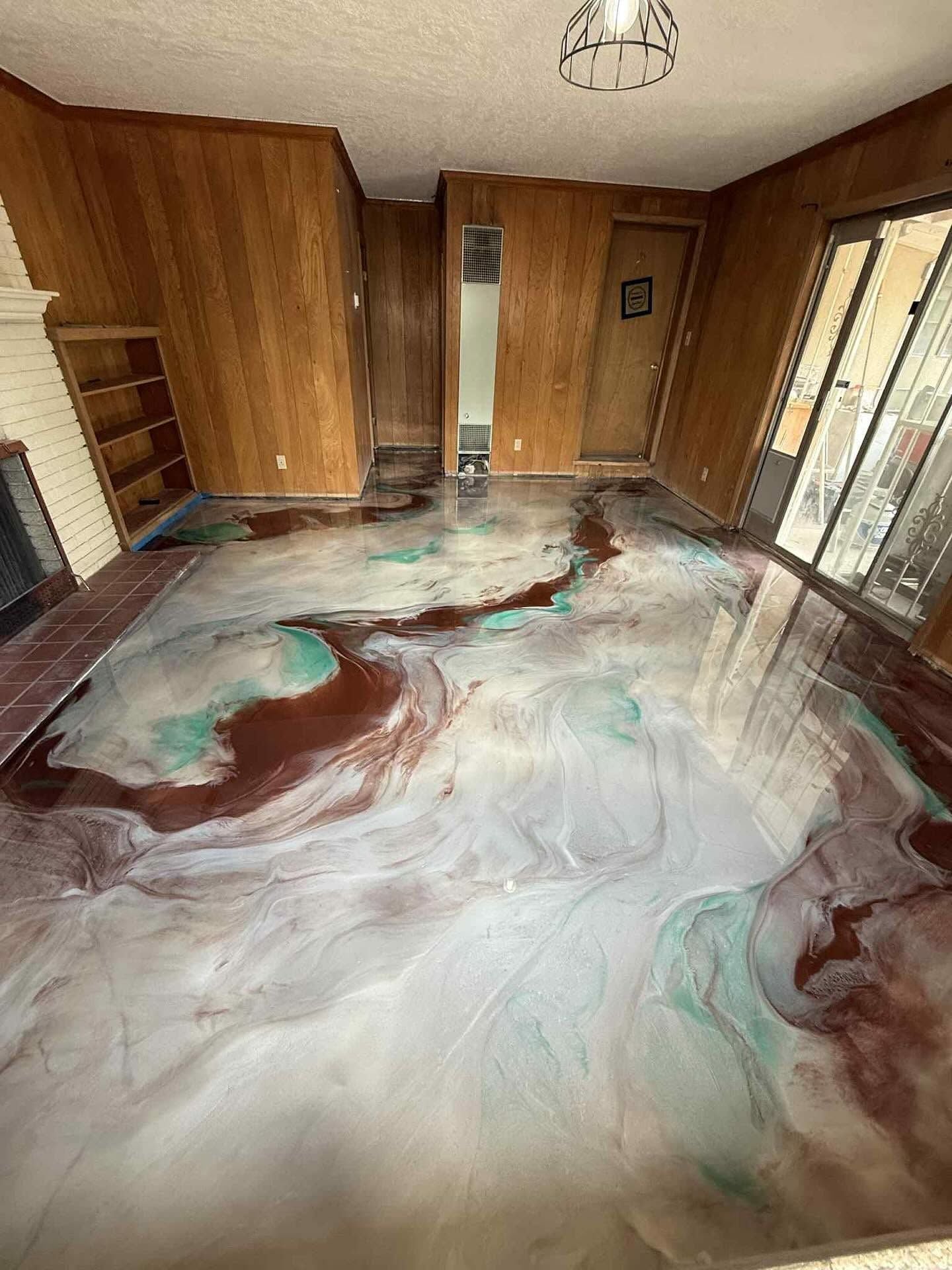 Metallic Epoxy Floor Colors